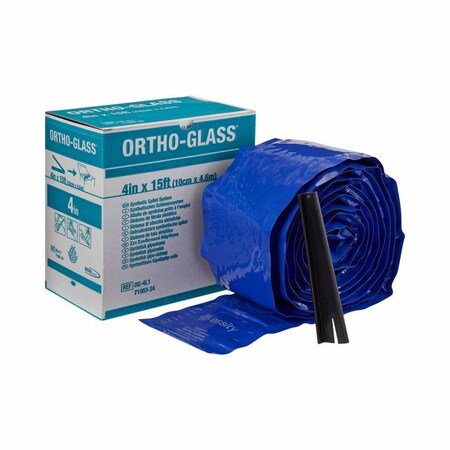 Ortho-Glass Padded Splint Roll 4 Inch X 15 Foot Fiberglass White, 2PK OG-4L2